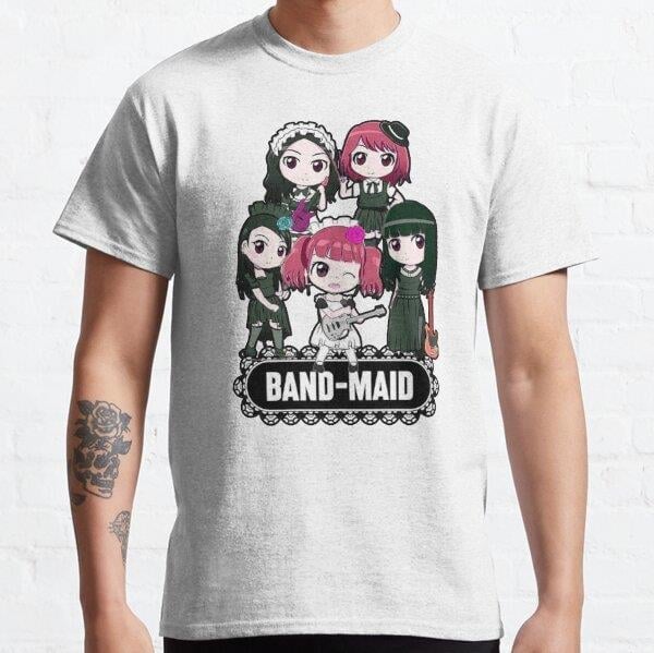 Unisex new artwork japan band Baskılı T-Shirt (Rahat Kalıp Tişört)