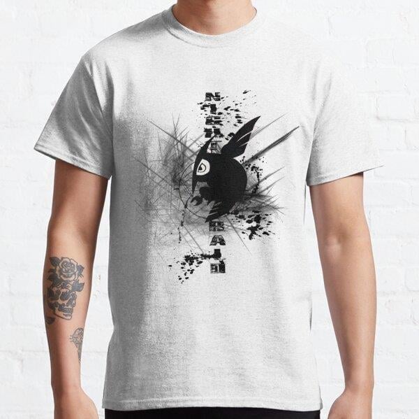 Unisex Night raid akame ga kill Tasarım Baskılı T-Shirt (Rahat Kalıp Tişört)