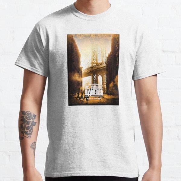 Unisex Once Upon A Time In America Baskılı T-Shirt (Rahat Kalıp Tişört)