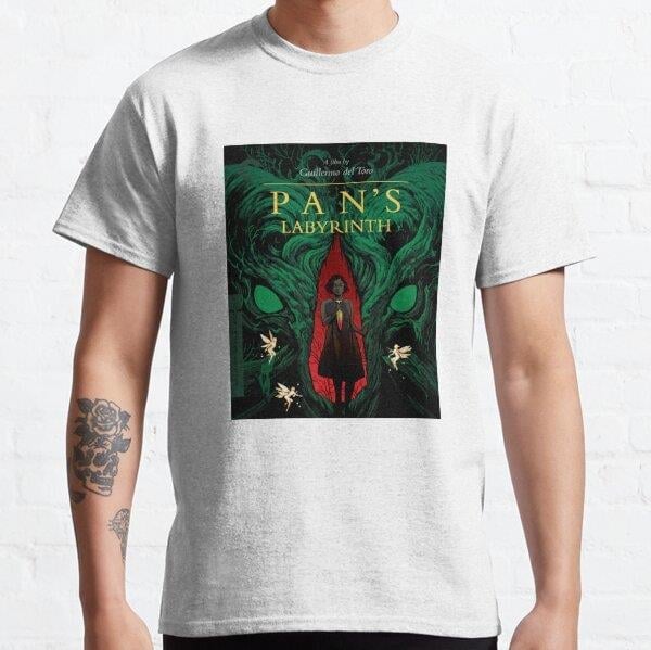 Unisex Pans Labyrinth Baskılı T-Shirt (Rahat Kalıp Tişört)