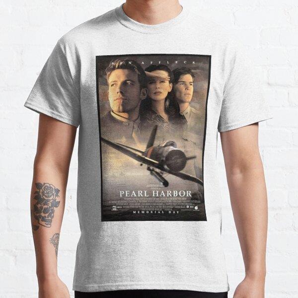 Unisex Pearl Harbor Poster Baskılı T-Shirt (Rahat Kalıp Tişört)
