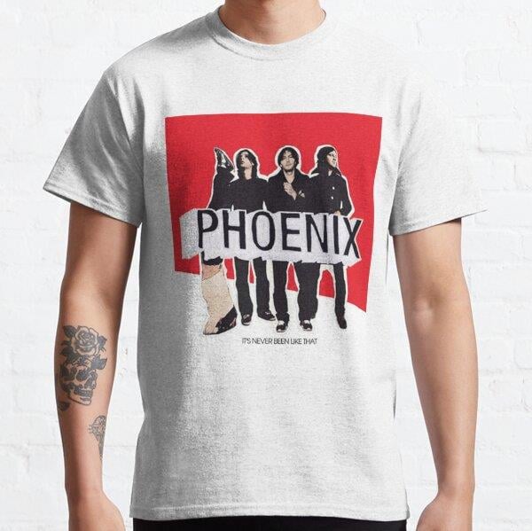 Unisex Phoenix Band Phoenix Band Phoenix Band Phoenix Band Phoenix Band Phoenix Band Phoenix Band Phoenix B   Baskılı T-Shirt (Rahat Kalıp Tişört)