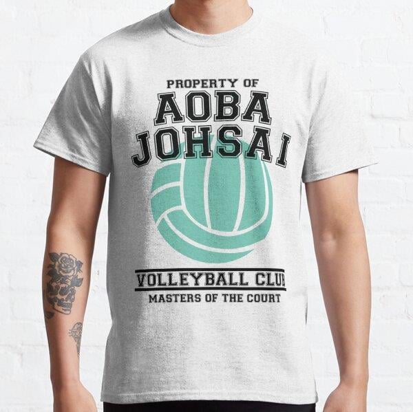 Unisex Property Of Aba Johsai Team Master Of The Court Tasarım Baskılı T-Shirt (Rahat Kalıp Tişört)