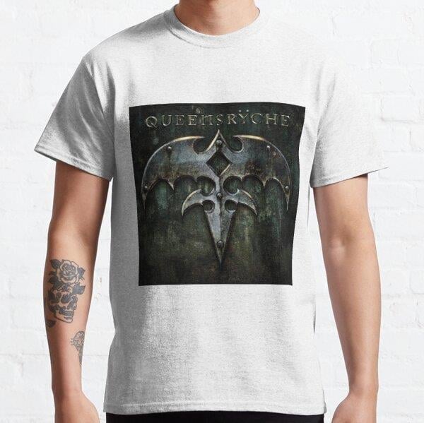 Unisex Queensryche Baskılı T-Shirt (Rahat Kalıp Tişört)