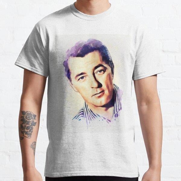 Unisex Robert Mitchum, Movie Legend Baskılı T-Shirt (Rahat Kalıp Tişört)