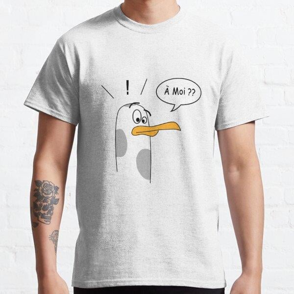 Unisex Seagull - mine? Baskılı T-Shirt (Rahat Kalıp Tişört)