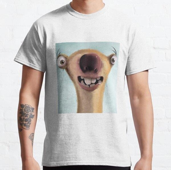 Unisex sid Baskılı T-Shirt (Rahat Kalıp Tişört)