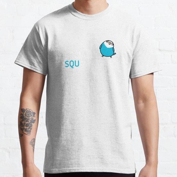 Unisex Socially Squawkward Baskılı T-Shirt (Rahat Kalıp Tişört)