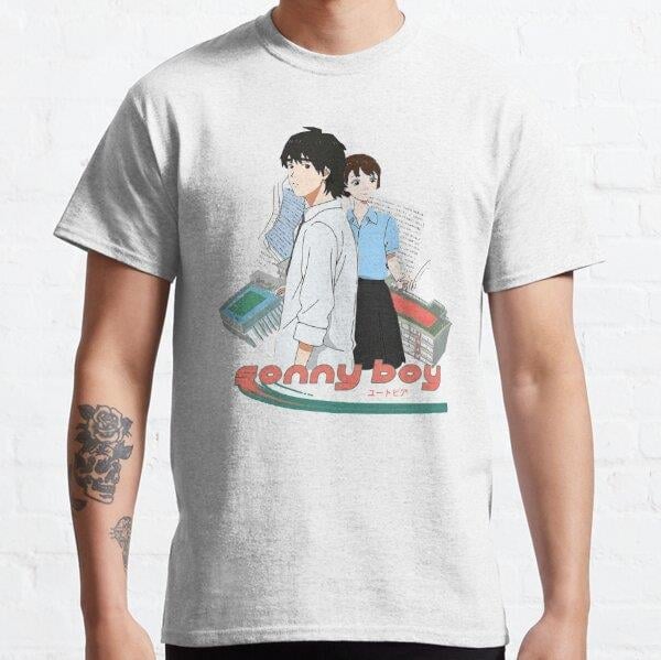 Unisex Sonny Boy ADRIFT V1 Anime Tasarım Baskılı T-Shirt (Rahat Kalıp Tişört)