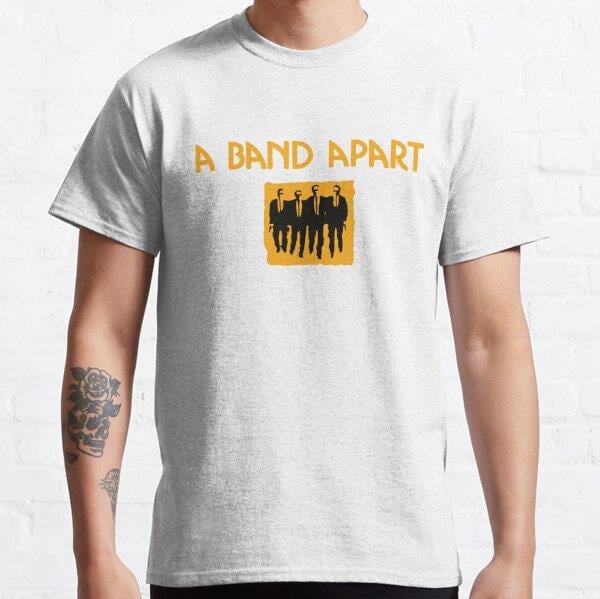Unisex Tarantino A band Apart reservoir dogs Baskılı T-Shirt (Rahat Kalıp Tişört)