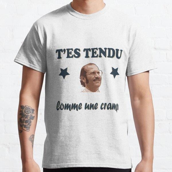 Unisex Tee Shirt Dikkenek - Youre stretched like a cramp Baskılı T-Shirt (Rahat Kalıp Tişört)