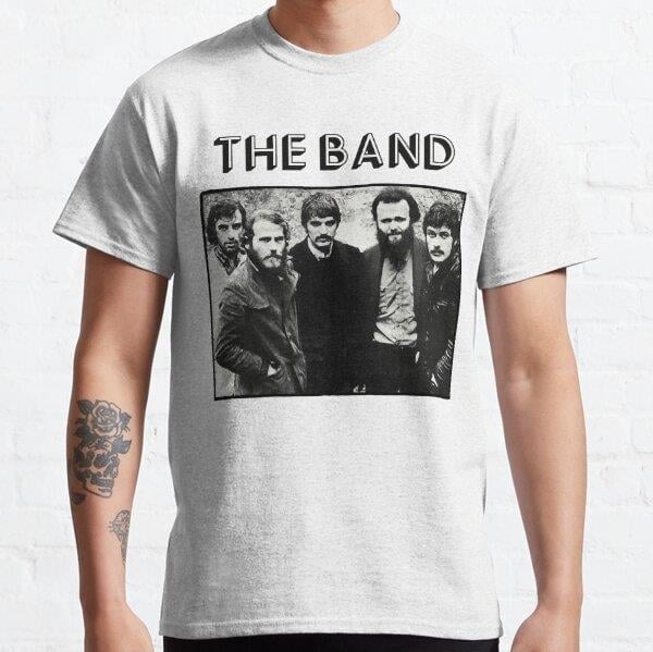 Unisex The Band Band Essential Baskılı T-Shirt (Rahat Kalıp Tişört)
