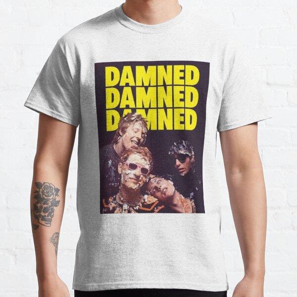 Unisex The Damned Band Baskılı T-Shirt (Rahat Kalıp Tişört)