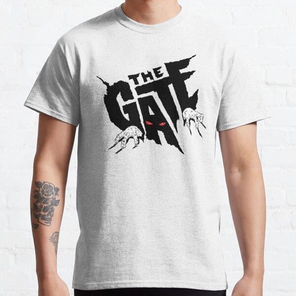 Unisex The Gate Baskılı T-Shirt (Rahat Kalıp Tişört)