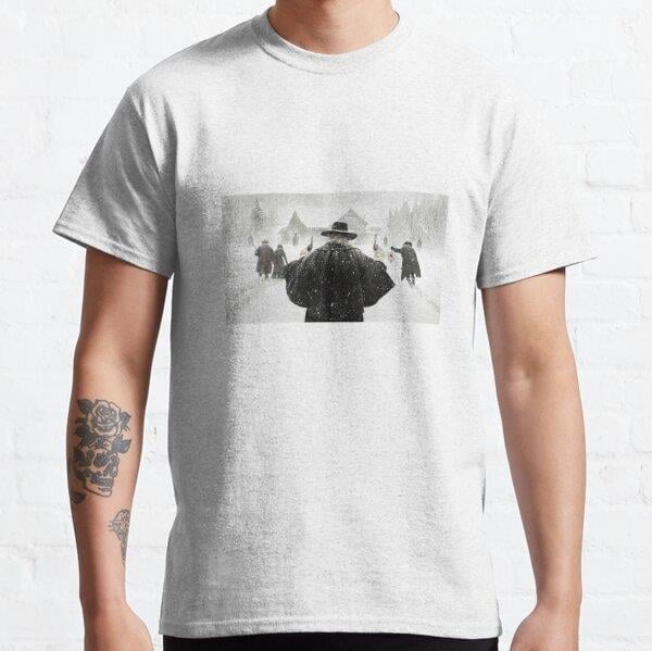 Unisex The Hateful Eight Cinema Baskılı T-Shirt (Rahat Kalıp Tişört)