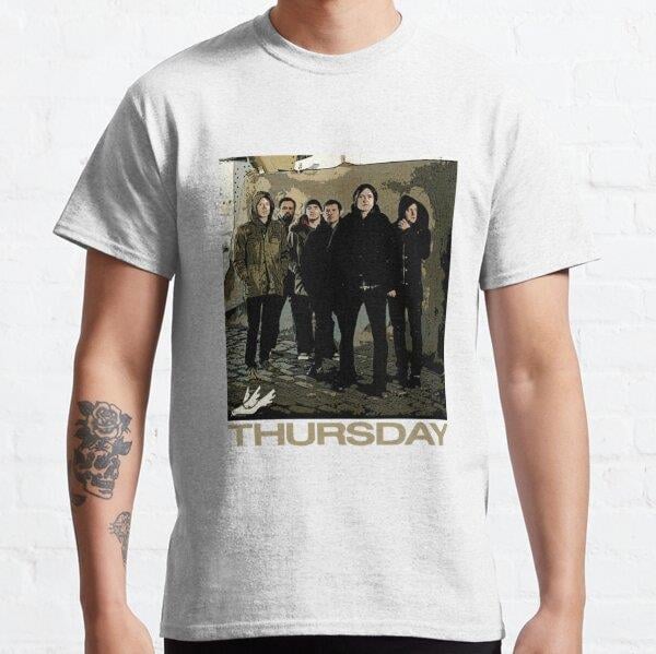 Unisex Thursday Band Baskılı T-Shirt (Rahat Kalıp Tişört)