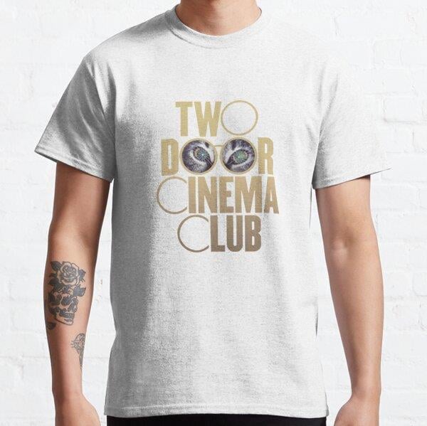 Unisex Two Door Cinema Club Baskılı T-Shirt (Rahat Kalıp Tişört)