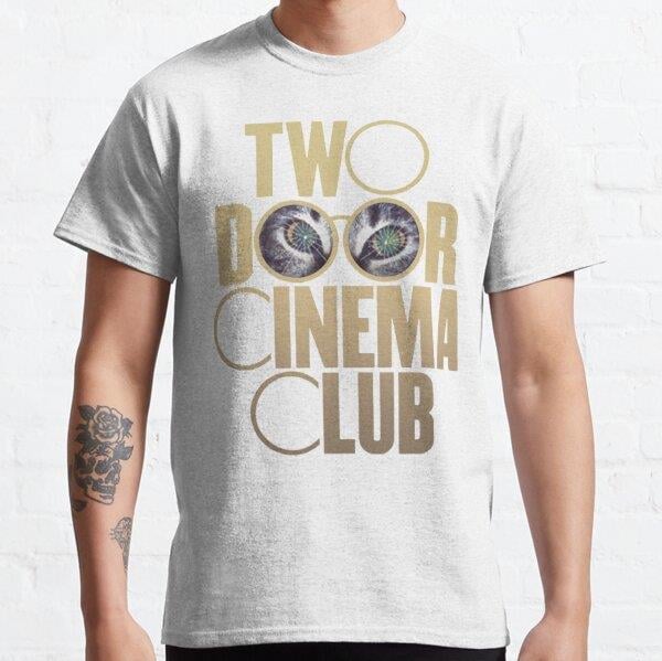 Unisex Two Door Cinema Club Baskılı T-Shirt (Rahat Kalıp Tişört)