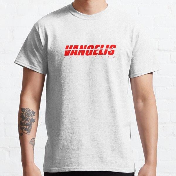 Unisex VANGELIS tribute Baskılı T-Shirt (Rahat Kalıp Tişört)