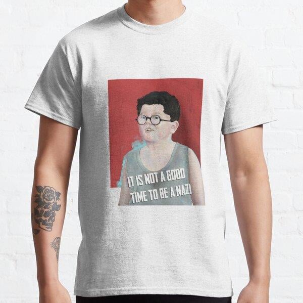 Unisex Yorki Tasarım Baskılı T-Shirt (Rahat Kalıp Tişört)
