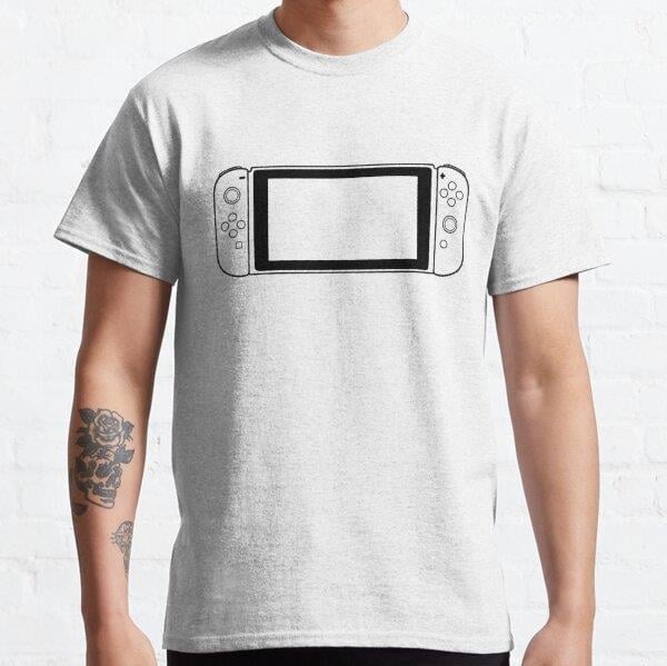 Vidya Games Tasarım Baskılı Unisex Tişört (Bol kalıp t-shirt)