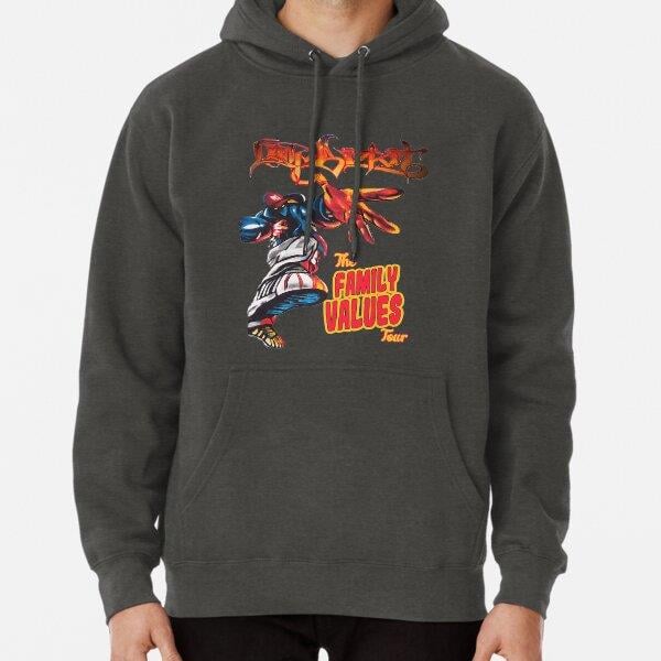 Vintage Limps Bizkits Art Music Legend Tasarım Baskılı Kapşonlu Sweatshirt