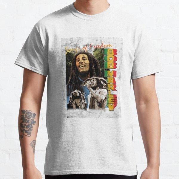 Vintage Reggae Tasarım Baskılı Tişört (Bol kalıp t-shirt)