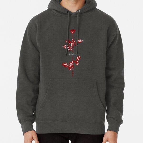 Violator Red - Depeche Mode Tasarım Baskılı Kapşonlu Sweatshirt