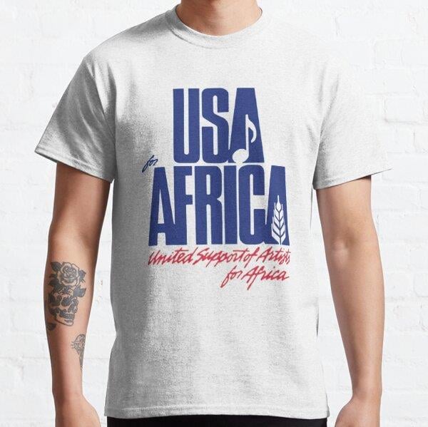 We Are the World Tasarım Baskılı Tişört (Bol kalıp t-shirt)