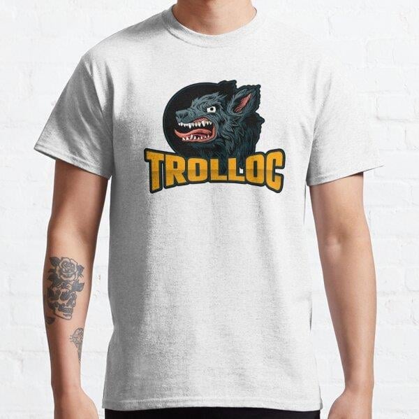 Wheel Of Time: Trolloc Tasarım Baskılı T-Shirt (bol kalıp tişört)