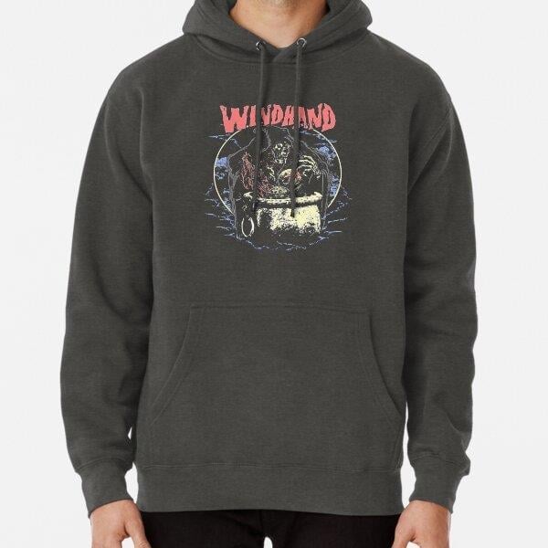 WINDHAND BAND Tasarım Baskılı Kapşonlu Sweatshirt