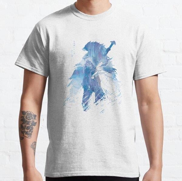 Wolf and The WItch: Blaidd and Ranni Tasarım Baskılı Unisex Tişört (Bol kalıp t-shirt)