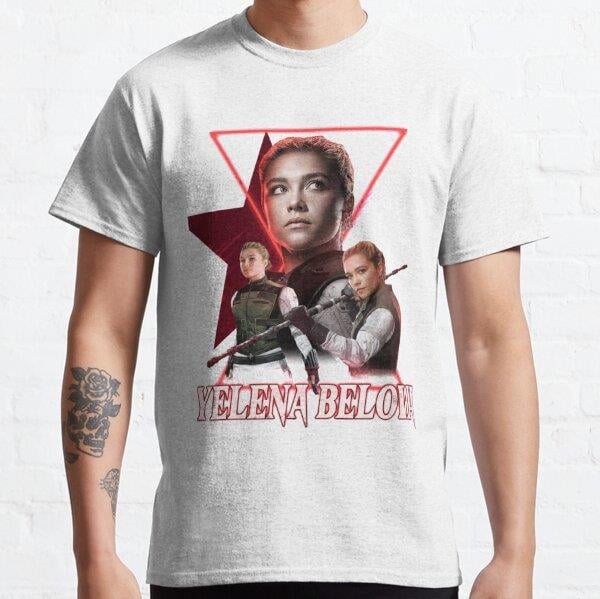 Yelena Belova Art anf Merch Tasarım Baskılı Tişört (bol kalıp t-shirt)