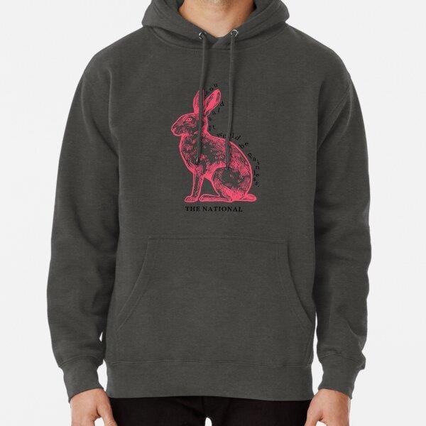 you said it would be painless. The National, _quot_Pink Rabbits_quot_ Tasarım Baskılı Kapşonlu Sweatshirt