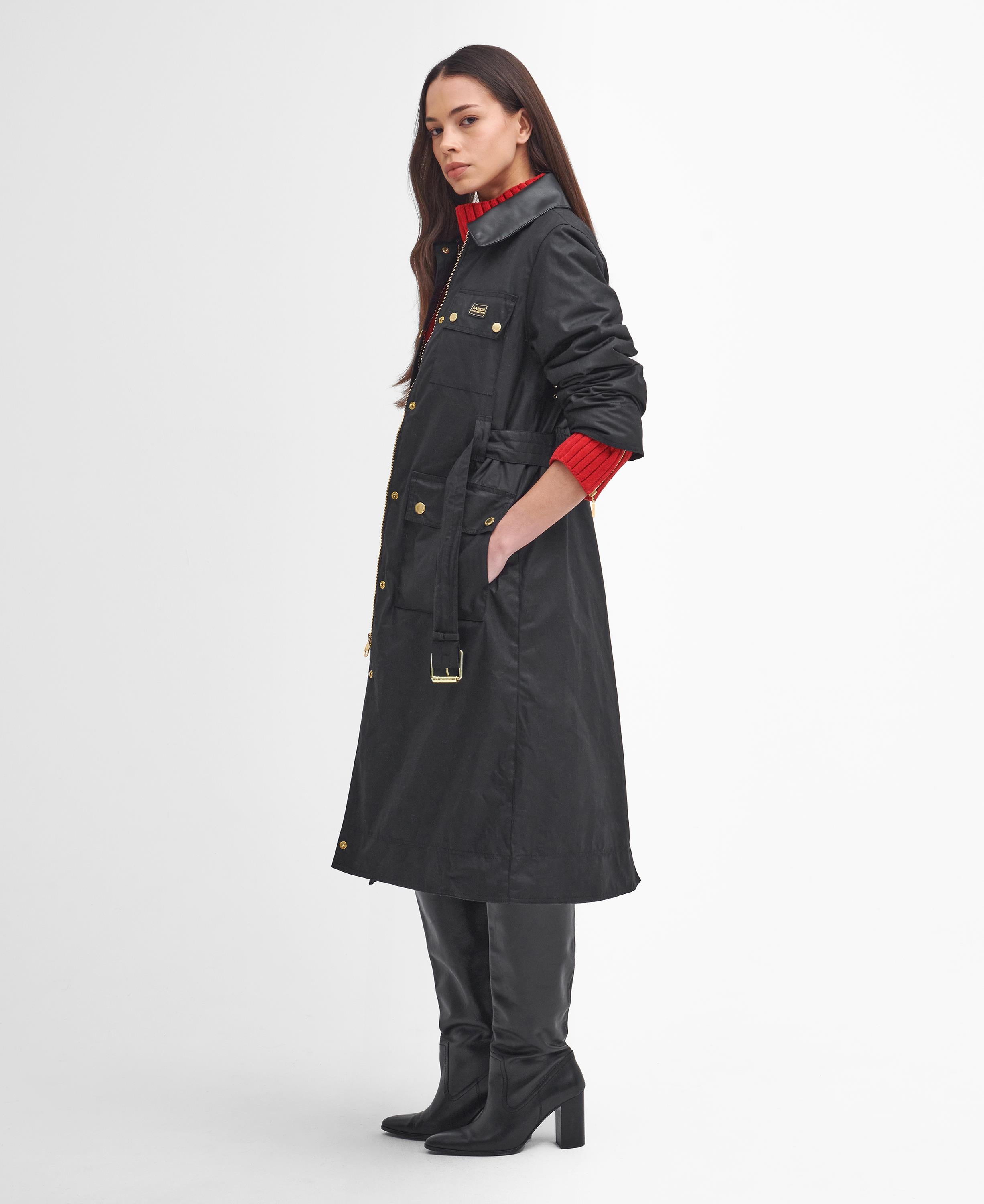 B.Intl Milla Yağlı Trençkot BK71 Black