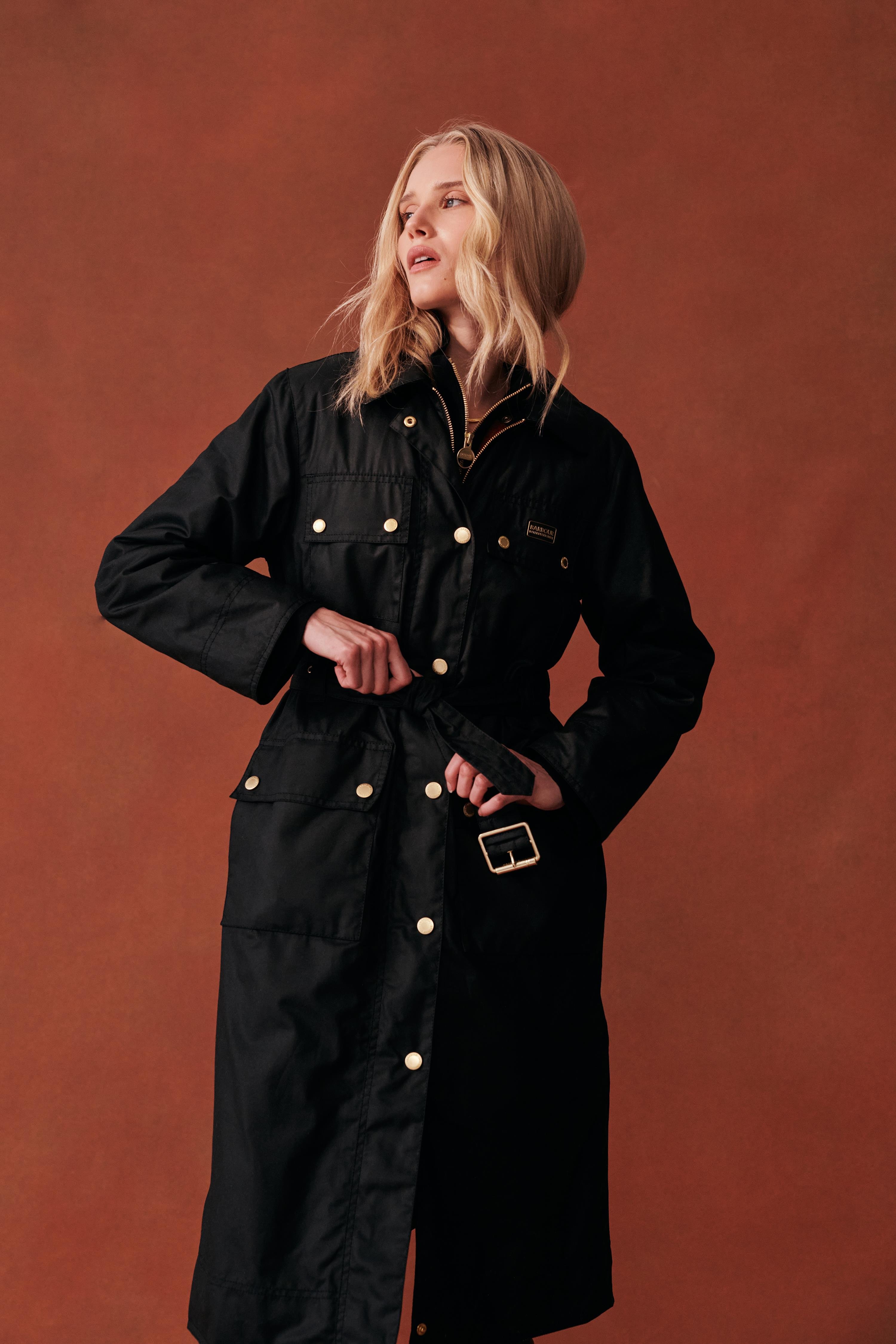 B.Intl Milla Yağlı Trençkot BK71 Black