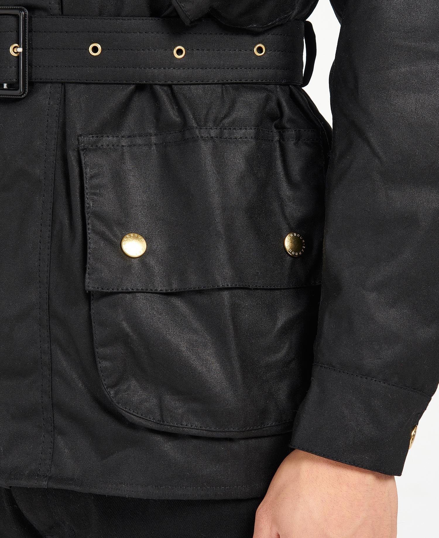 B.Int. International Yağlı Ceket BK51 Black