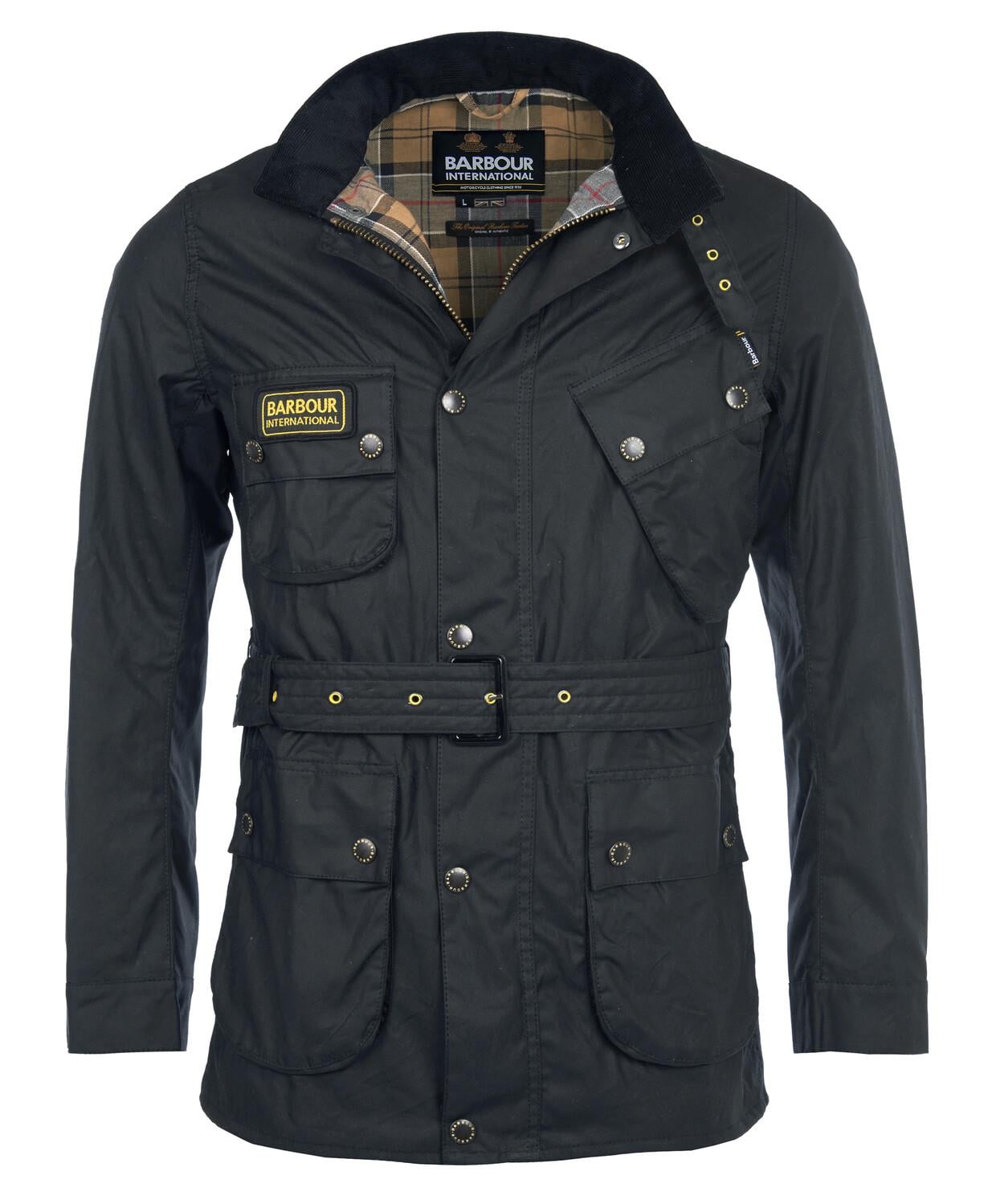 Barbour international ナイロンジャケット 42 ブラック B.Int. Slim International Yağlı Ceket BK91 Black