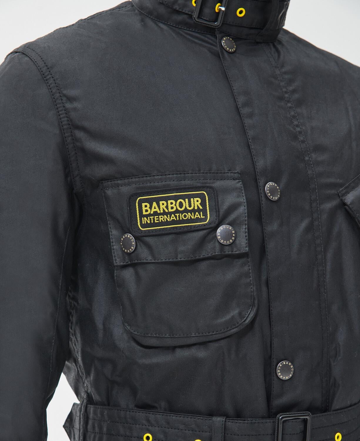 B.Int. Slim International Yağlı Ceket BK91 Black