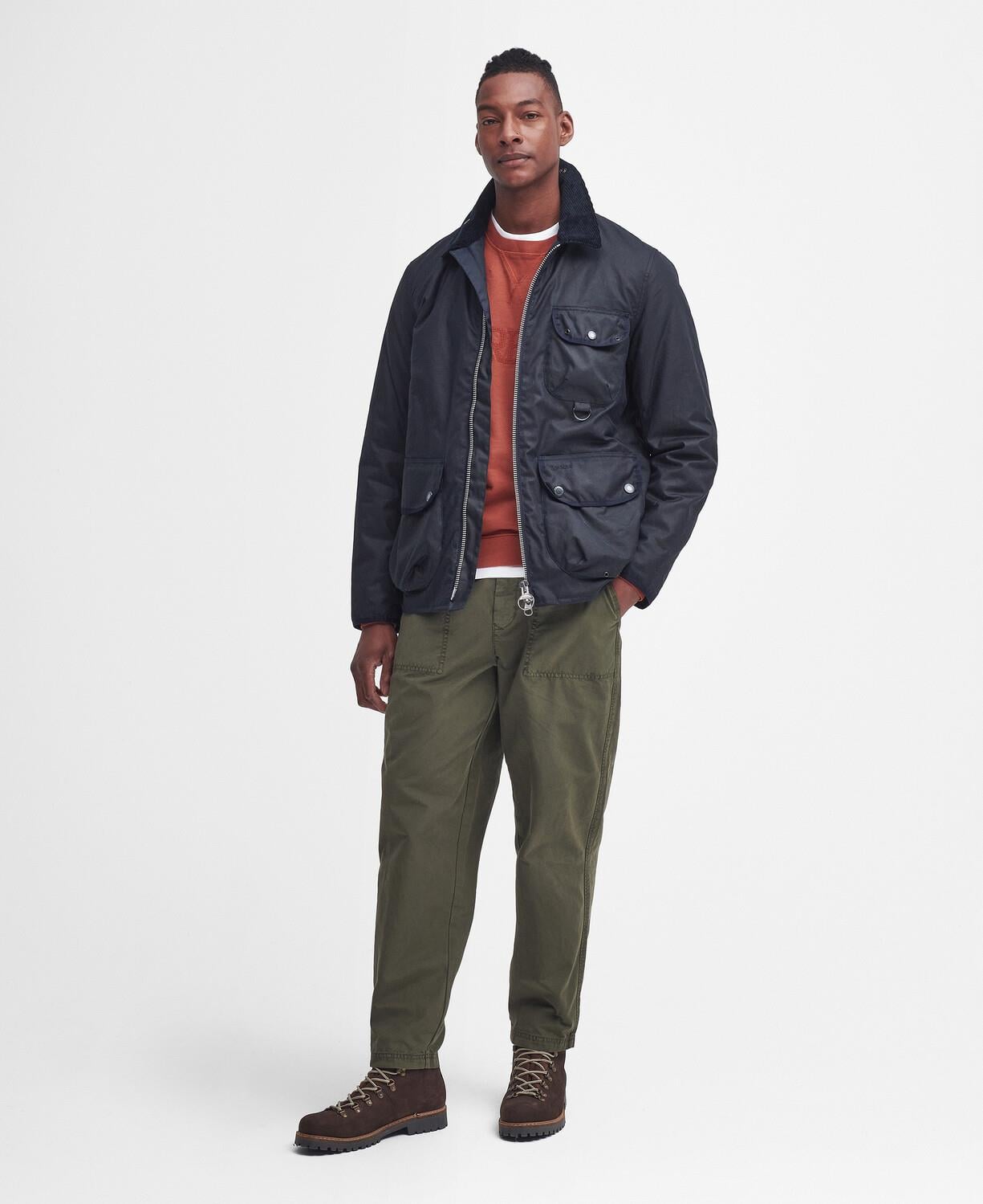 Barbour Angler Yağlı Ceket NY92 Navy Barbour Angler Yağlı Ceket NY92 Navy