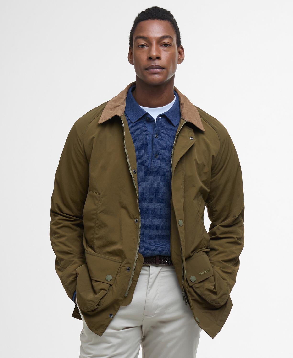 美品 Barbour ashby Waxed sage green S Barbour Ashby Showerproof Ceket SG51 Sage