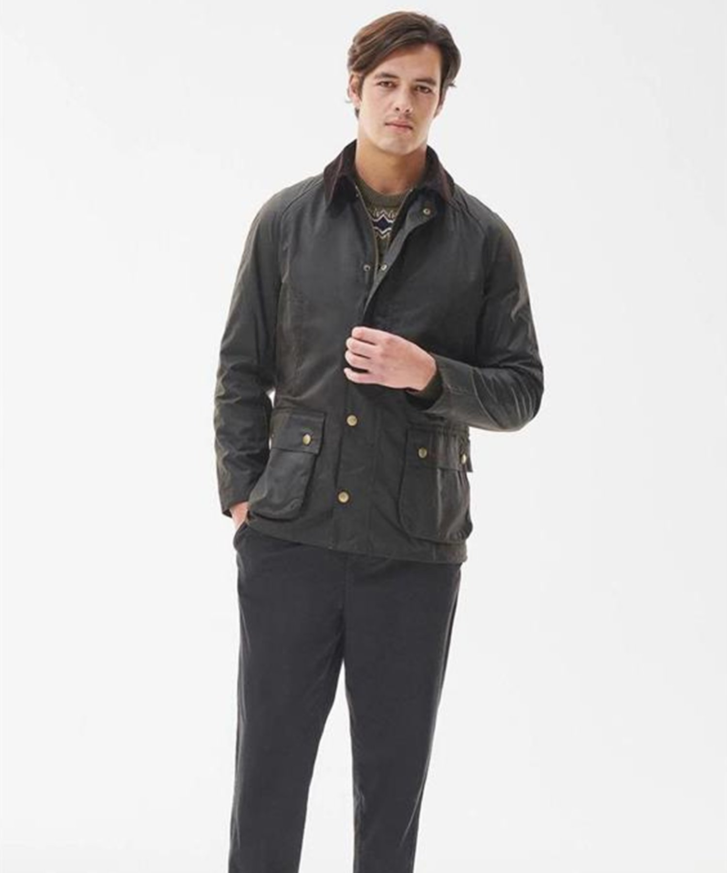 Barbour Ashby Yağlı Ceket OL71 Olive