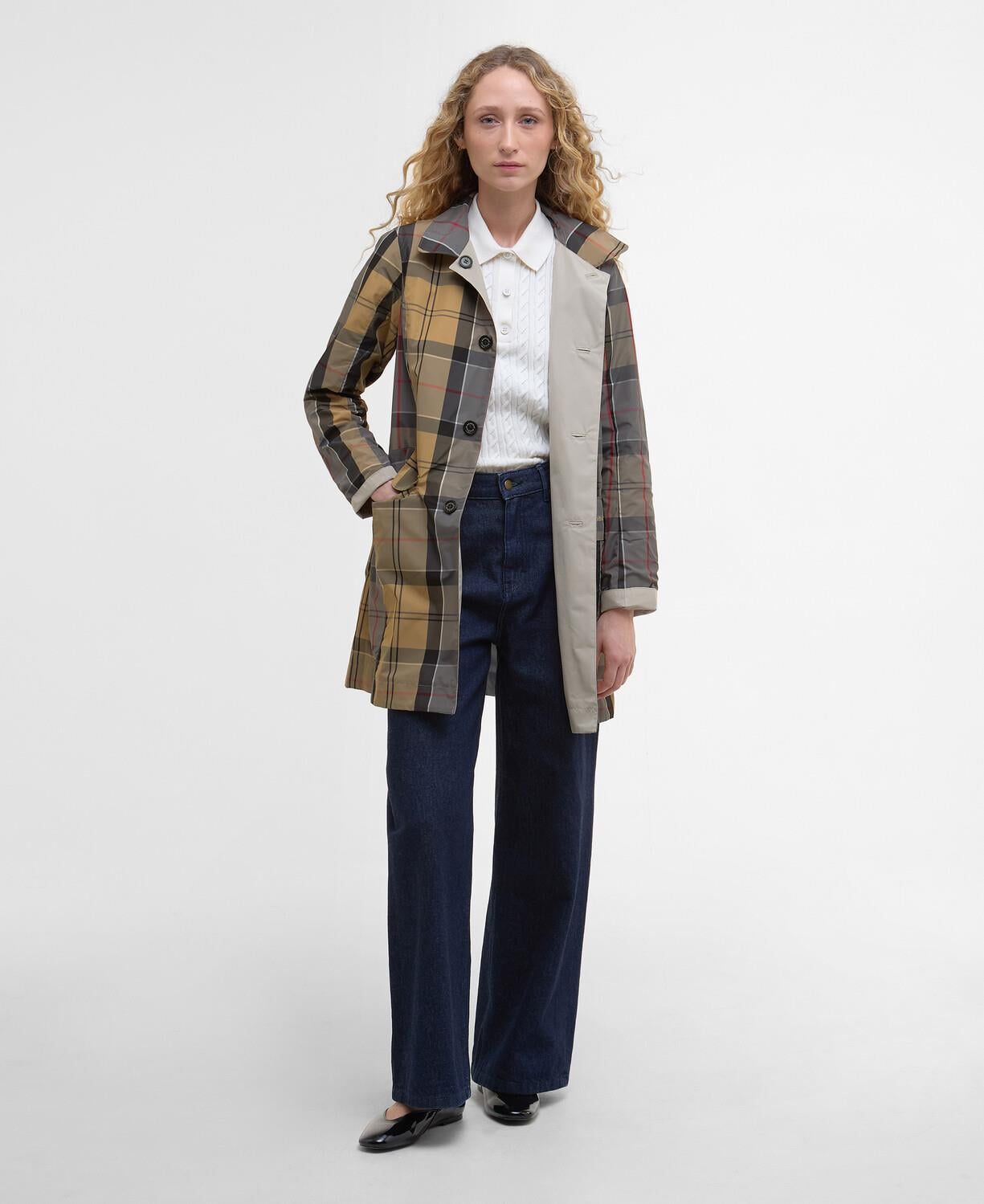 Barbour Babbity Showerproof Ceket ST33 Mist-Dress