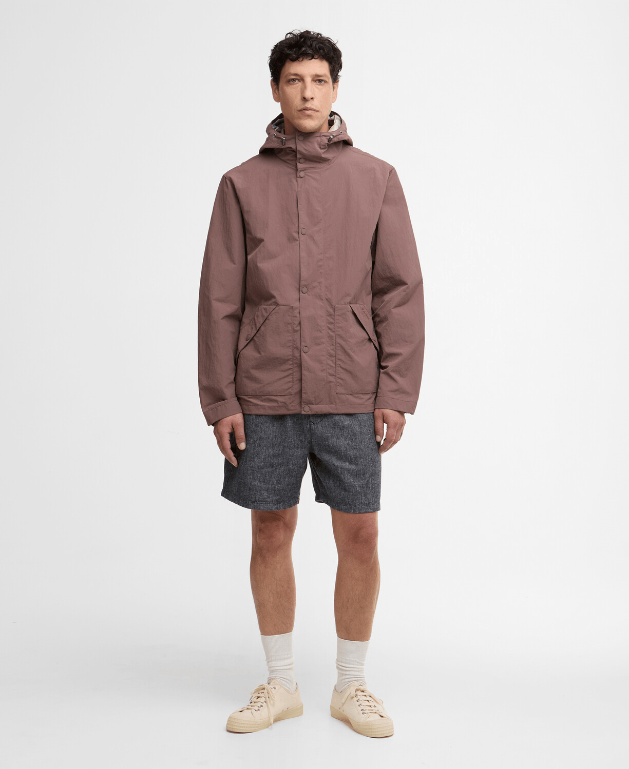 Barbour Baywick Showerproof Ceket BR31 Peppercorn