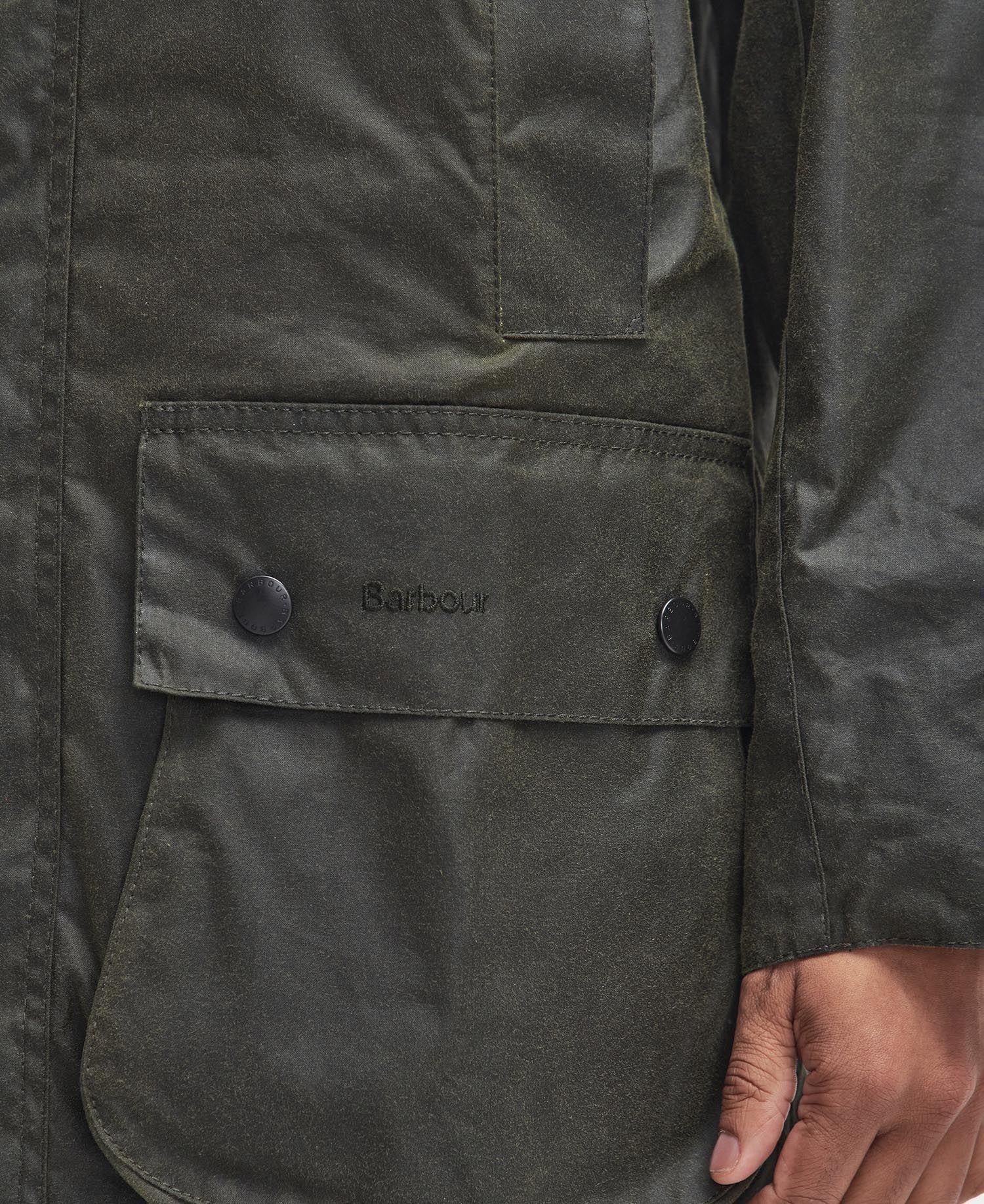 Barbour Border Yağlı Ceket OL99 Archive Olive