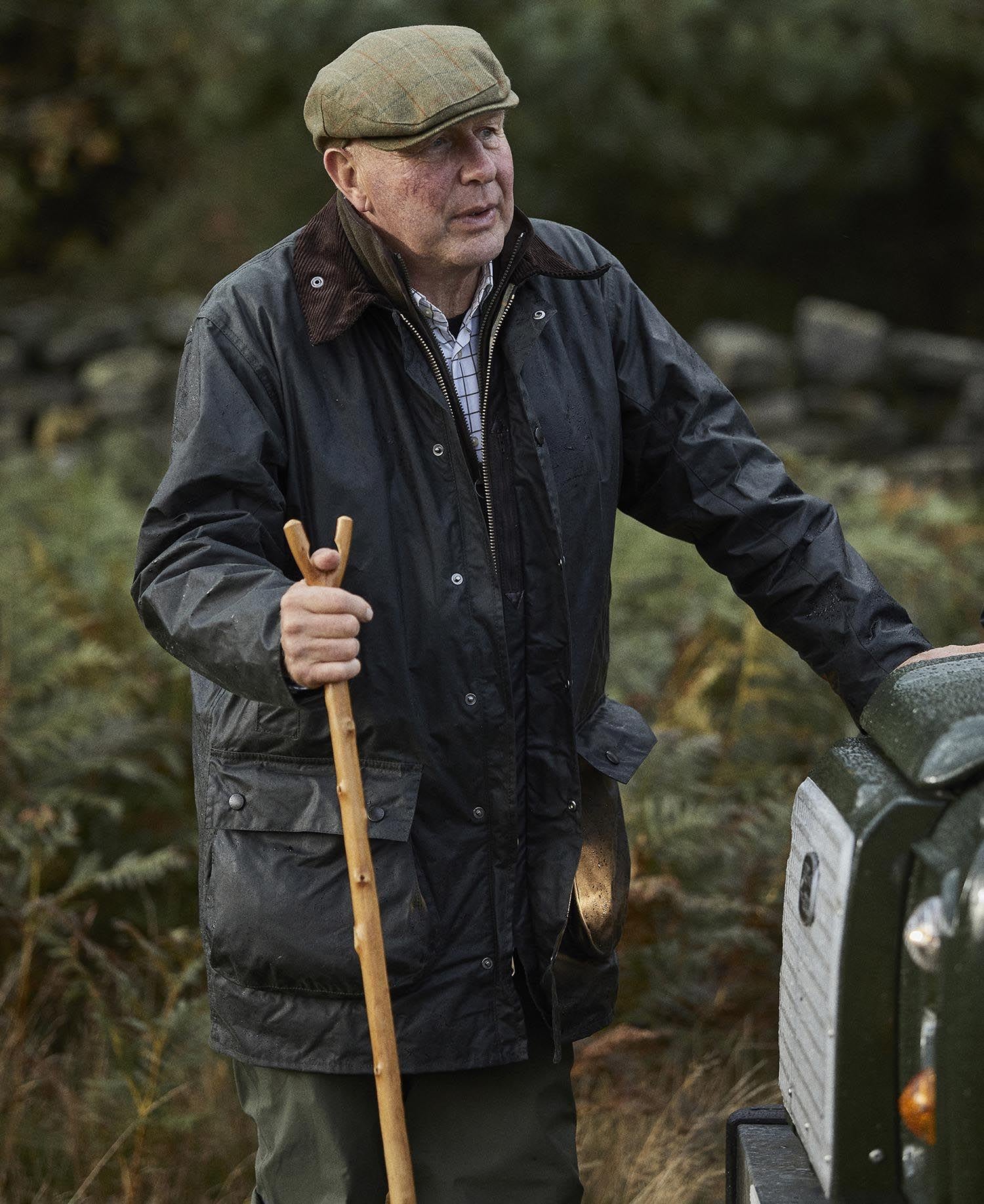 Barbour Border Yağlı Ceket SG91 Sage