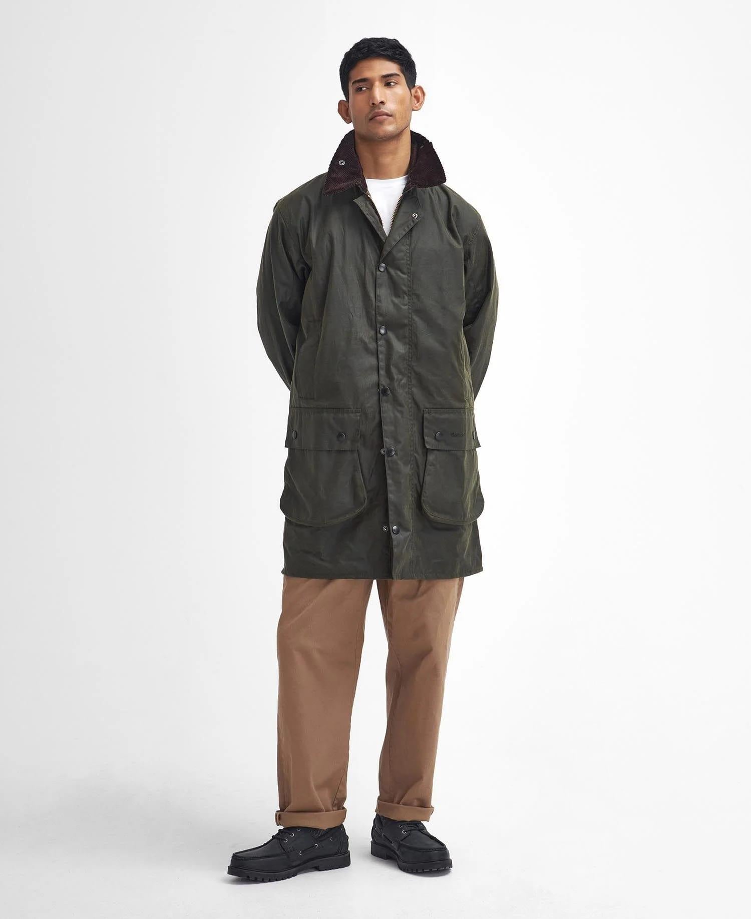 Barbour Border Yağlı Ceket OL99 Archive Olive