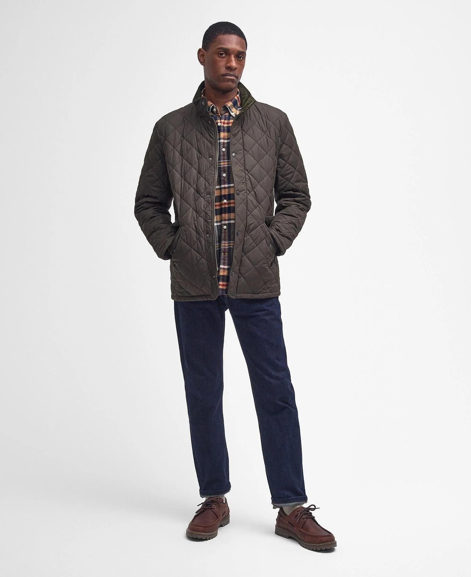Barbour Chelsea Kapitone Ceket OL51 Olive