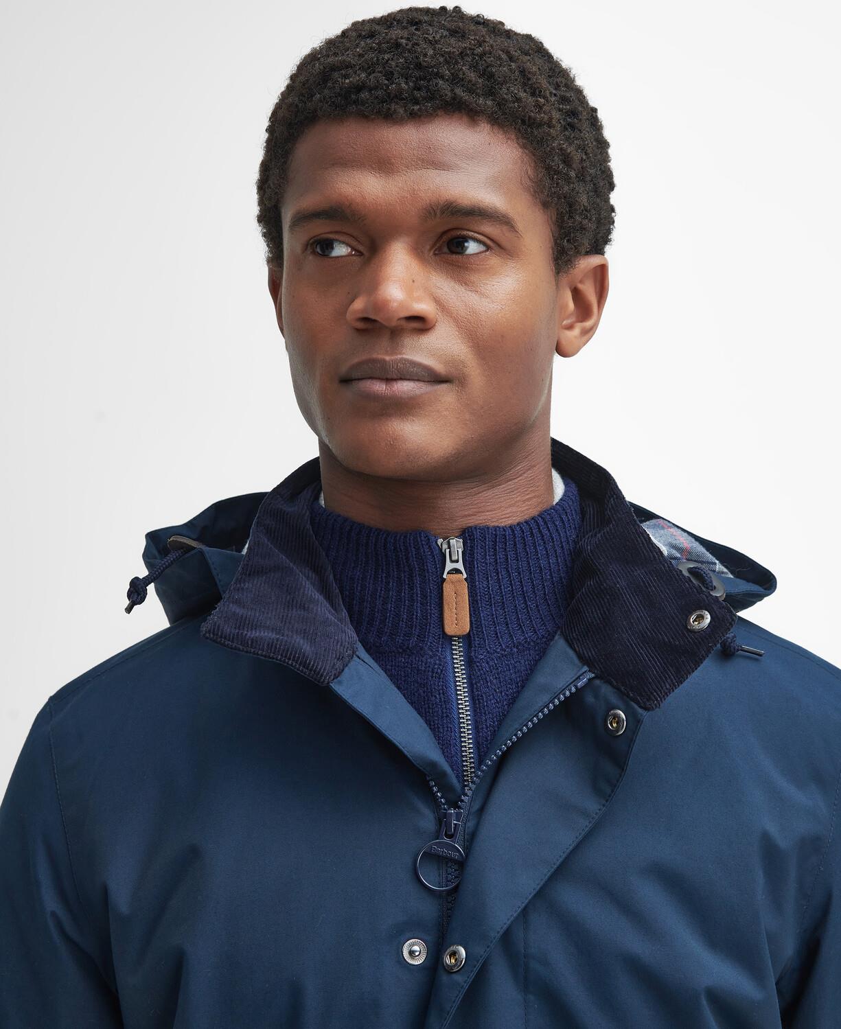 Barbour Chelsea Mac Waterproof Jacket NY73 Navy