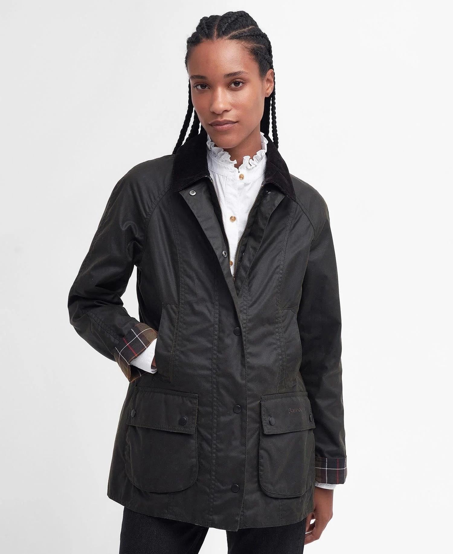 Barbour Classic Beadnell Yağlı Ceket OL71 Olive